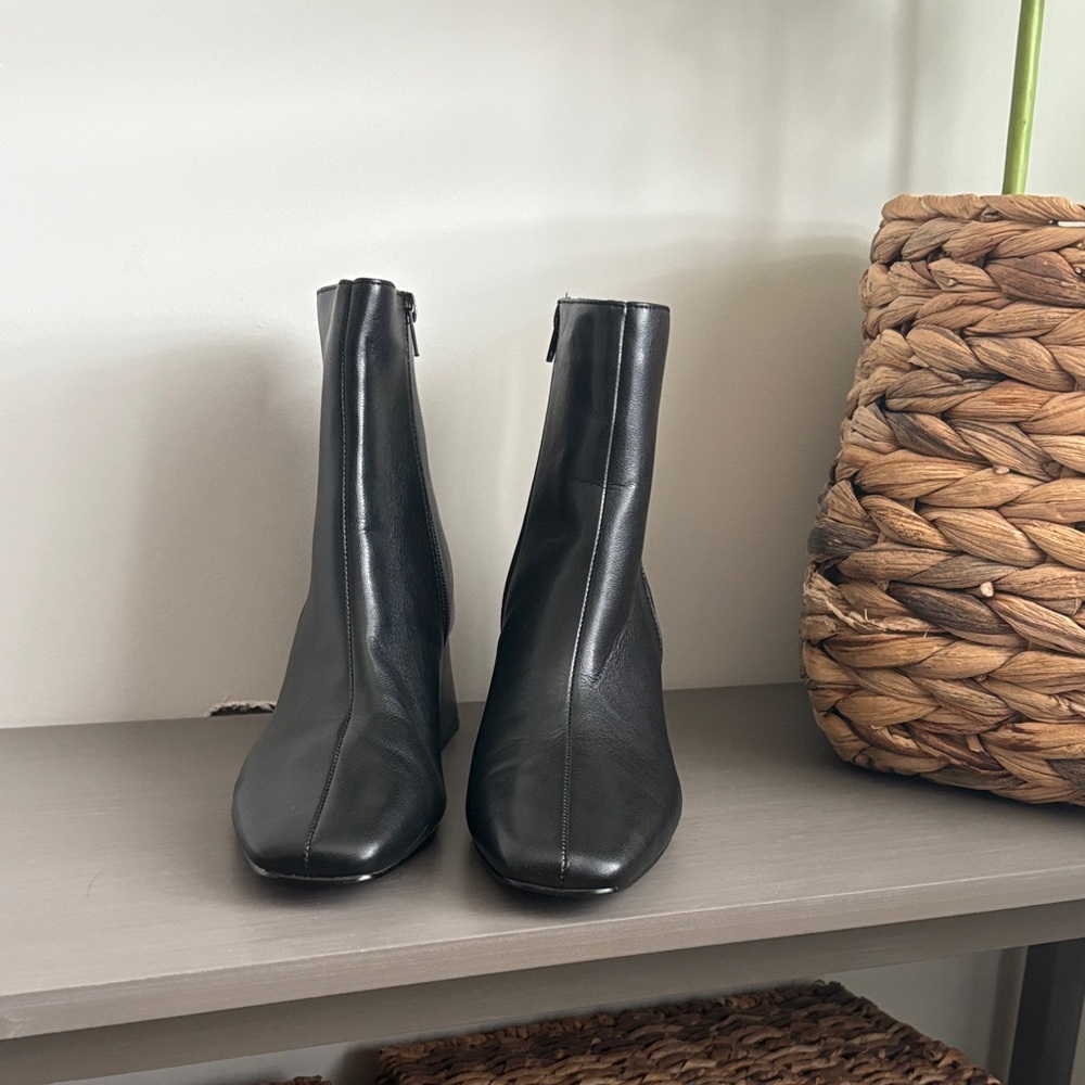 Chinese Laundry Sleek Black Ankle Booties